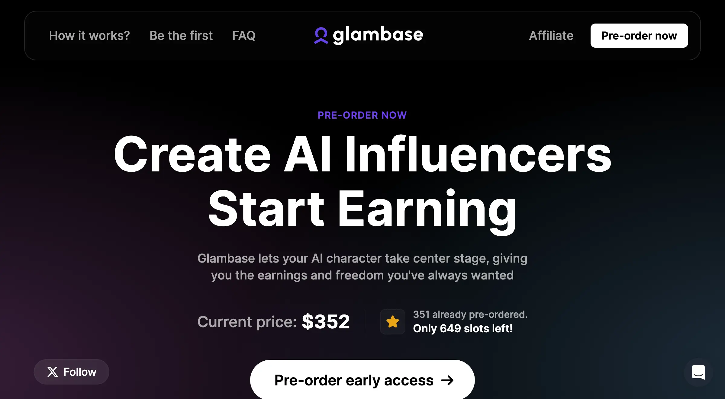 Glambase - AI Influencer Creation Platform